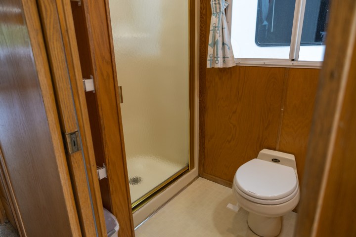 a close up of a door