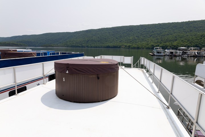 a long bridge over some water