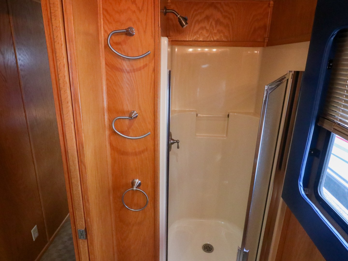 a close up of a door