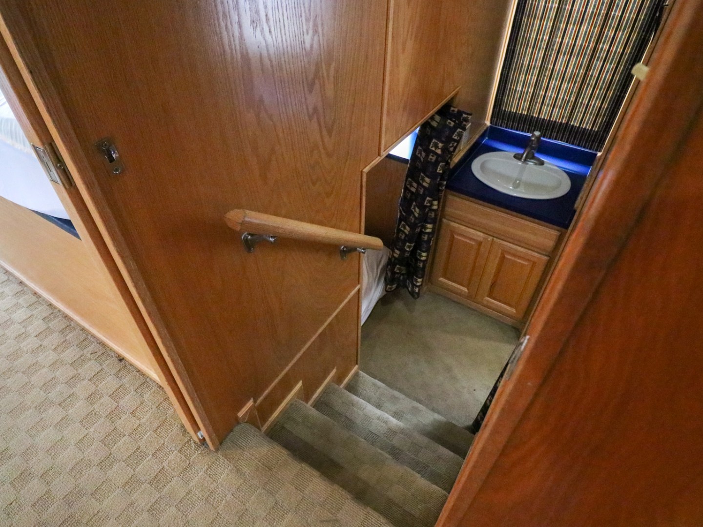 a chair sitting in front of a wooden floor
