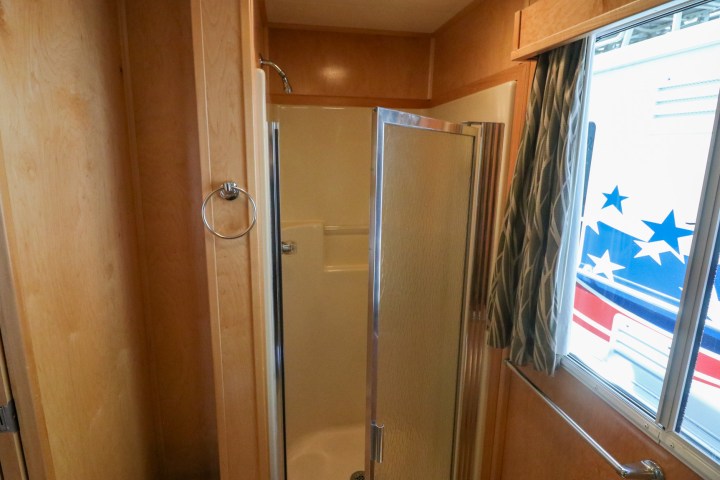 a close up of a door