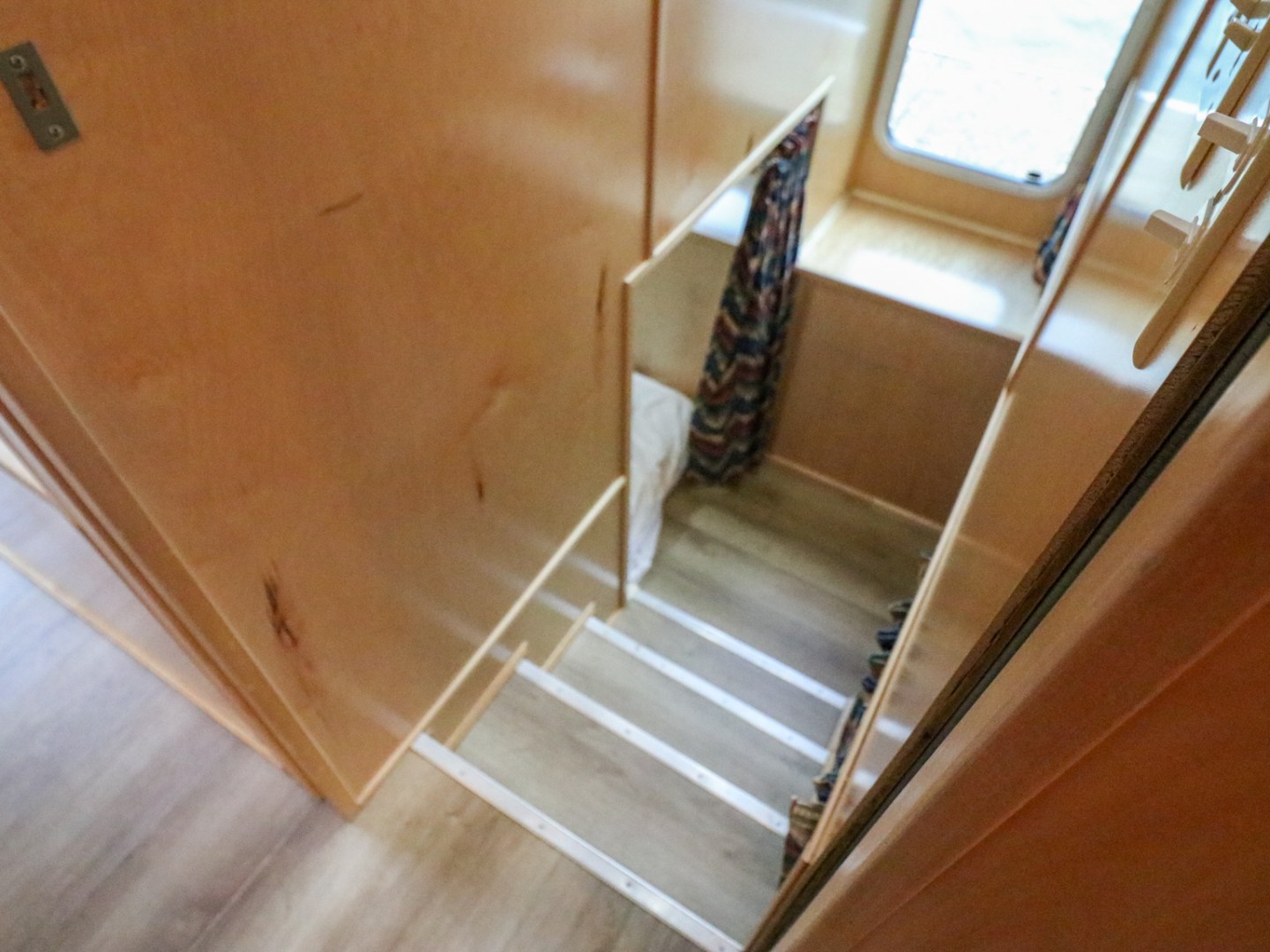 a room with a wooden floor