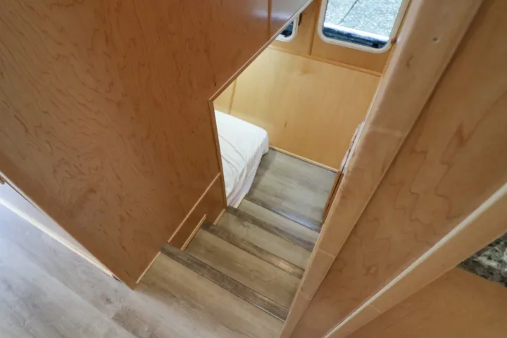 a room with a wooden floor