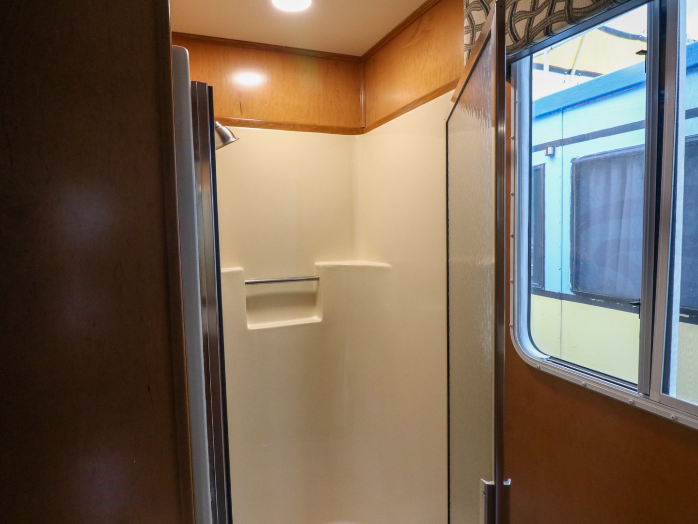 a close up of a door