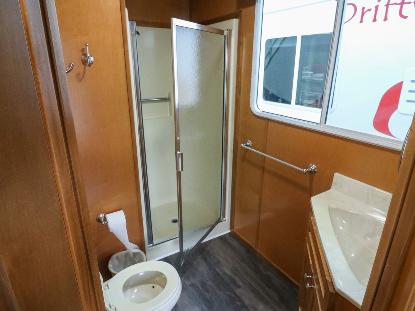 a view of the shower