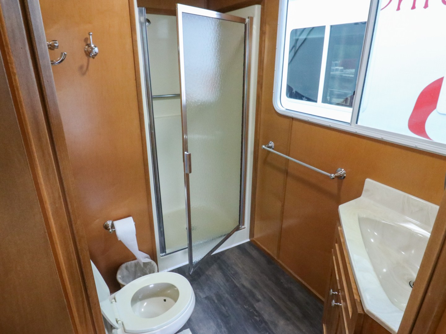 a view of the shower