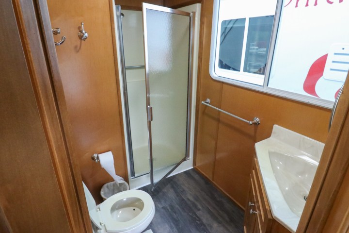 a view of the shower